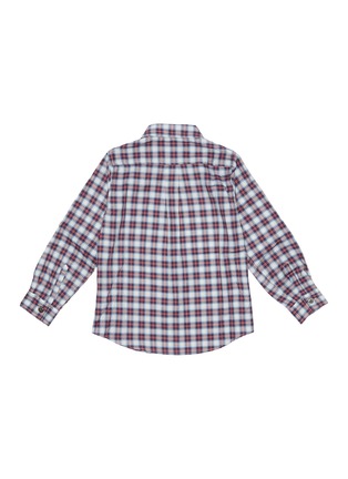 Figure View - Click To Enlarge - BONTON - Kids check plaid shirt