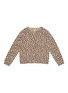 Main View - Click To Enlarge - BONTON - Kids leopard print knit