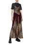 Figure View - Click To Enlarge - GANNI - Animal Print Stretch Silk Satin Dress