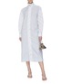 Figure View - Click To Enlarge - GANNI - Oversized Cotton Shirt Dress