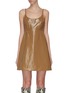 Main View - Click To Enlarge - GANNI - Patent leather slip dress