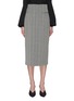 Main View - Click To Enlarge - RACIL - Back slit stripe wool pencil skirt