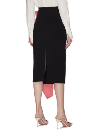 Back View - Click To Enlarge - RACIL - Bow embellished pencil skirt