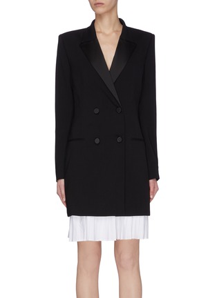 Main View - Click To Enlarge - RACIL - Double breast wool jacket dress