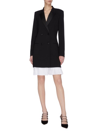 Figure View - Click To Enlarge - RACIL - Double breast wool jacket dress