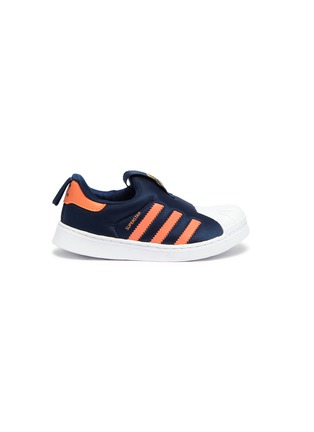 Main View - Click To Enlarge - ADIDAS - 'Superstar 360' 3-Stripes toddler sneakers
