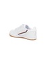 Detail View - Click To Enlarge - ADIDAS - 'Continental 80' contrast stripe leather kids sneakers