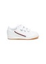 Main View - Click To Enlarge - ADIDAS - 'Continental 80' contrast stripe leather kids sneakers