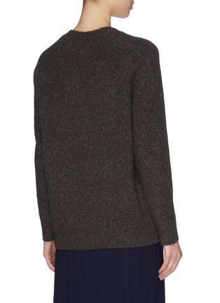 Back View - Click To Enlarge - VINCE - Cashmere V neck tunic
