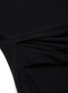 Detail View - Click To Enlarge - VINCE - Asymmetric slit hem gathered detail dress