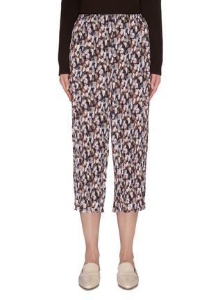 Main View - Click To Enlarge - VINCE - Floral print pleated culotte pants