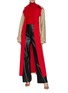 Figure View - Click To Enlarge - HELLESSY - Contrast pleated back panel trench coat