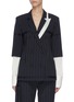 Main View - Click To Enlarge - HELLESSY - Detachable combo sleeve blazer