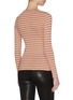 Back View - Click To Enlarge - VINCE - 'Feeder’ stripe crew neck top