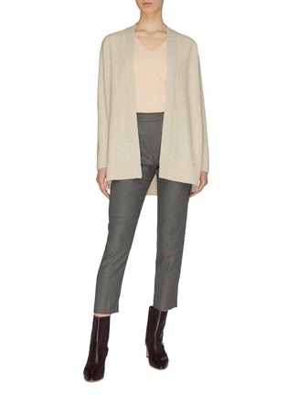 Figure View - Click To Enlarge - VINCE - Cashmere 'Weekend' V-Neck sweater