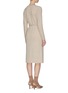 Back View - Click To Enlarge - VINCE - Ribbed wrap dress
