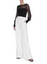 Figure View - Click To Enlarge - ROLAND MOURET - 'Sherbrook' Sash Waist Wool Crepe Pants