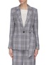 Main View - Click To Enlarge - ROLAND MOURET - 'Belair' check belted blazer