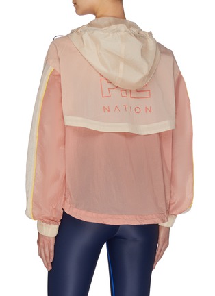 Back View - Click To Enlarge - P.E NATION - 'Extend' contrast panel performance jacket