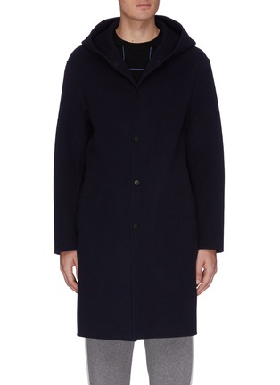 Main View - Click To Enlarge - THEORY - 'Ludwig' doubleface hooded coat