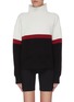 Main View - Click To Enlarge - NAGNATA - High neck colourblock rib knit sweater