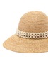 Detail View - Click To Enlarge - LAURENCE & CHICO - Pearl embellished straw hat