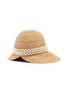 Figure View - Click To Enlarge - LAURENCE & CHICO - Pearl embellished straw hat