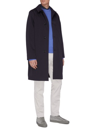 Figure View - Click To Enlarge - THEORY - 'Saville' double nova twill coat