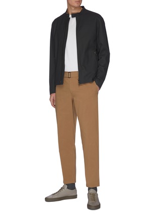 Figure View - Click To Enlarge - THEORY - 'Curtis' belt chino pants