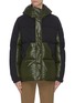 Main View - Click To Enlarge - SAVE THE DUCK - Colourblock panel hooded puffer jacket