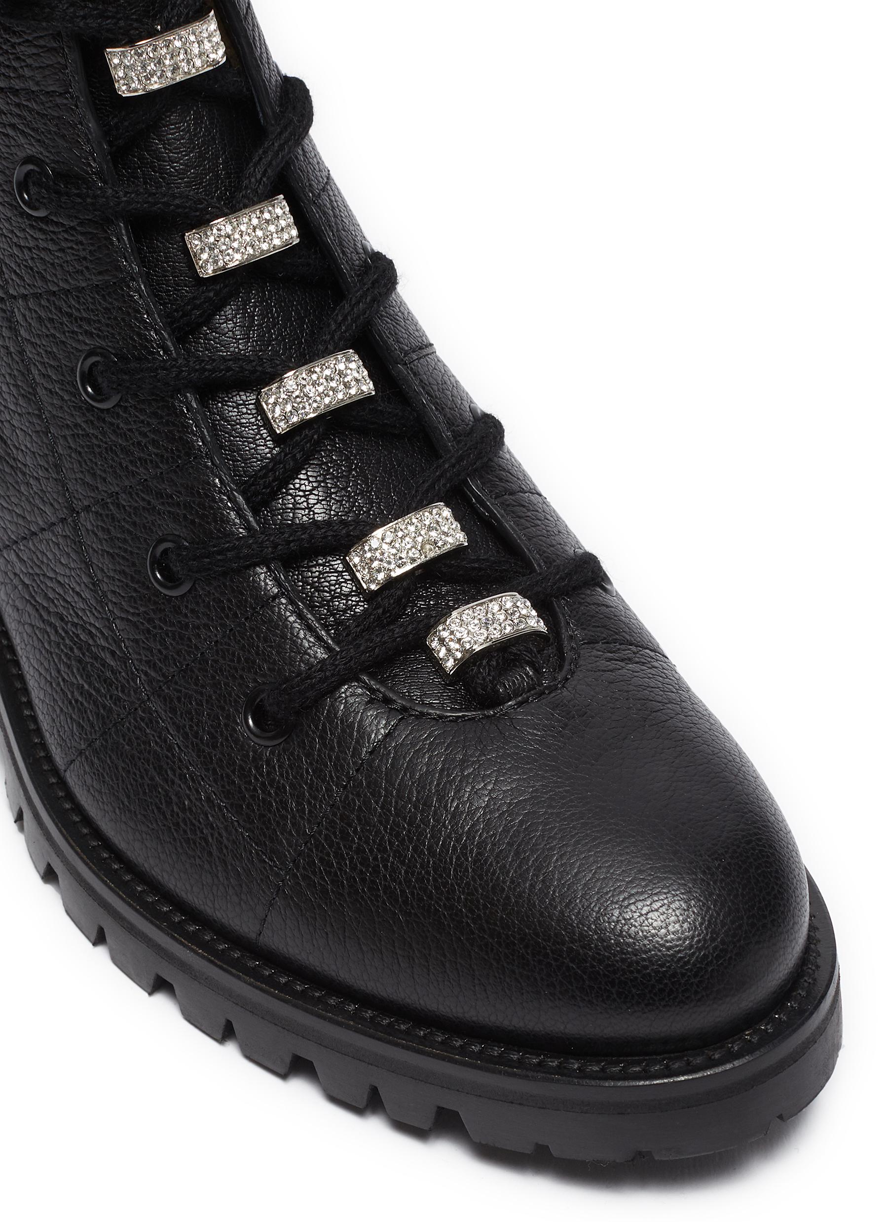 prym boots in black leather