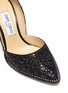 Detail View - Click To Enlarge - JIMMY CHOO - 'Babette' crystal trim glitter pumps