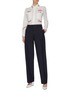 Figure View - Click To Enlarge - VICTORIA, VICTORIA BECKHAM - Pleat front suiting pants