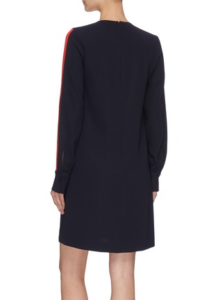 Back View - Click To Enlarge - VICTORIA, VICTORIA BECKHAM - Stripe outseam shift dress
