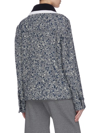 Back View - Click To Enlarge - VICTORIA, VICTORIA BECKHAM - Boucle twill knit jacket