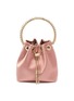 Main View - Click To Enlarge - JIMMY CHOO - 'Bonbon' crystal embellished handle satin bag