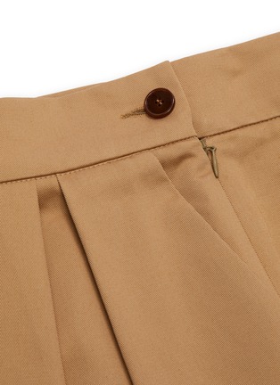 Detail View - Click To Enlarge - BARENA - 'Samu' box pleated midi skirt
