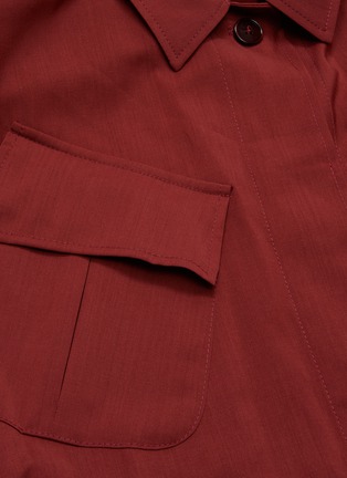  - BARENA - 'Vanna' slanted pocket virgin wool cargo jacket