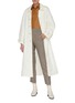 Figure View - Click To Enlarge - BARENA - 'Vaghezza' quilted raglan coat