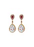 Main View - Click To Enlarge - BUTLER & WILSON - Ruby turquoise drop earrings