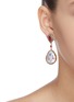 Figure View - Click To Enlarge - BUTLER & WILSON - Ruby turquoise drop earrings