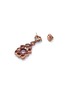 Detail View - Click To Enlarge - BUTLER & WILSON - 'Heart' ruby topaz amethyst drop earrings