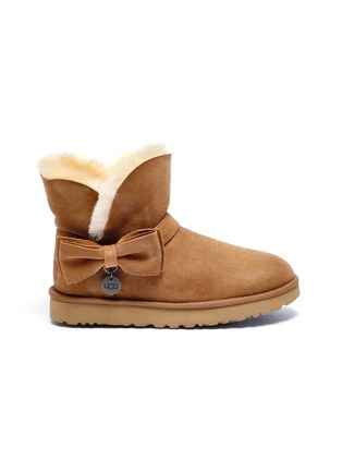 Main View - Click To Enlarge - UGG - 'Mini Bow' ankle boots