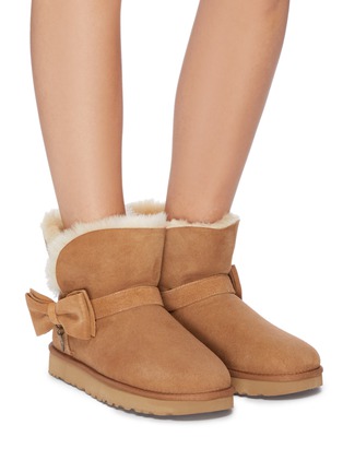 Figure View - Click To Enlarge - UGG - 'Mini Bow' ankle boots
