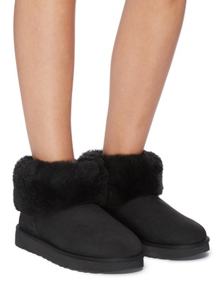 Figure View - Click To Enlarge - UGG - 'Classic Mini Fluff' slip-ons