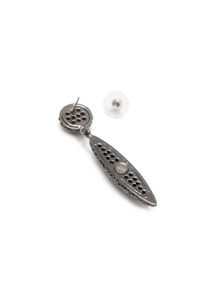 Detail View - Click To Enlarge - BUTLER & WILSON - 'Cone' Swarovski crystal drop earrings