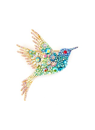 Main View - Click To Enlarge - BUTLER & WILSON - Hummingbird' embellished brooch
