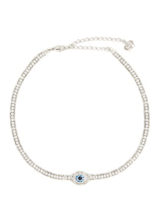 Main View - Click To Enlarge - BUTLER & WILSON - 'Eye' charm chain necklace