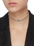 Figure View - Click To Enlarge - BUTLER & WILSON - 'Eye' charm chain necklace