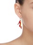 Figure View - Click To Enlarge - BUTLER & WILSON - 'High Heel' drop earrings